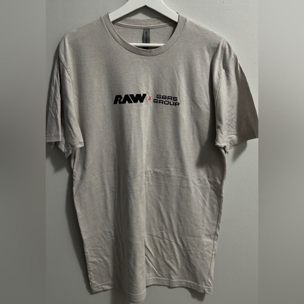 RAW x GBRS Group - Built from the ground up t shirt